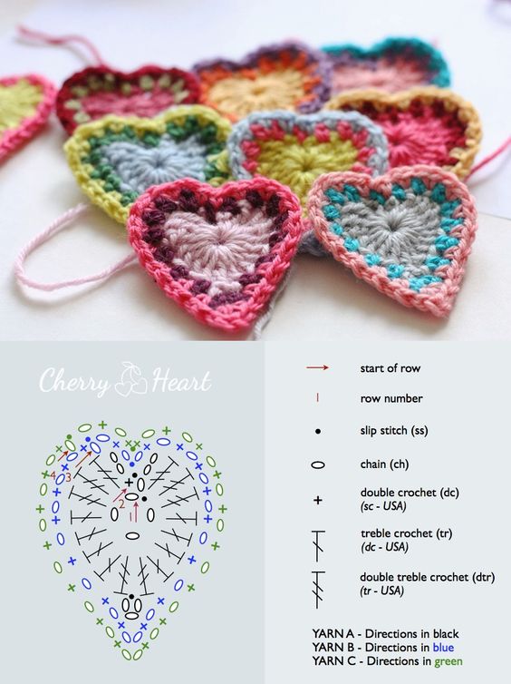 crochet hearts (17)