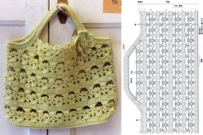 21 Bolsas Magníficas en Crochet con los diagramas ⋆ Manualidades Y