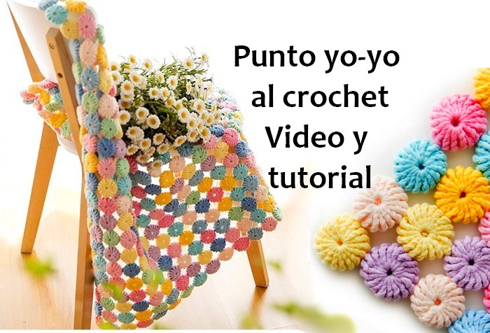punto yo-yo crochet espanhol