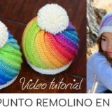 gorro punto remolino