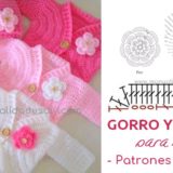 gorro y chaleco crochet