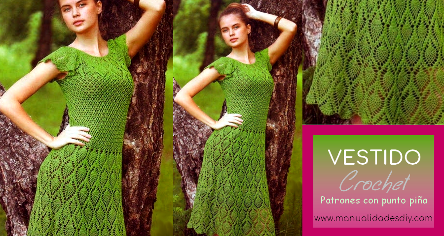 Caprichoso diseño de vestido de ganchillo estilo piña ⋆ Manualidades Y DIYManualidades Y DIY Caprichoso diseño de vestido de ganchillo estilo piña ⋆ Manualidades Y DIYManualidades Y DIY