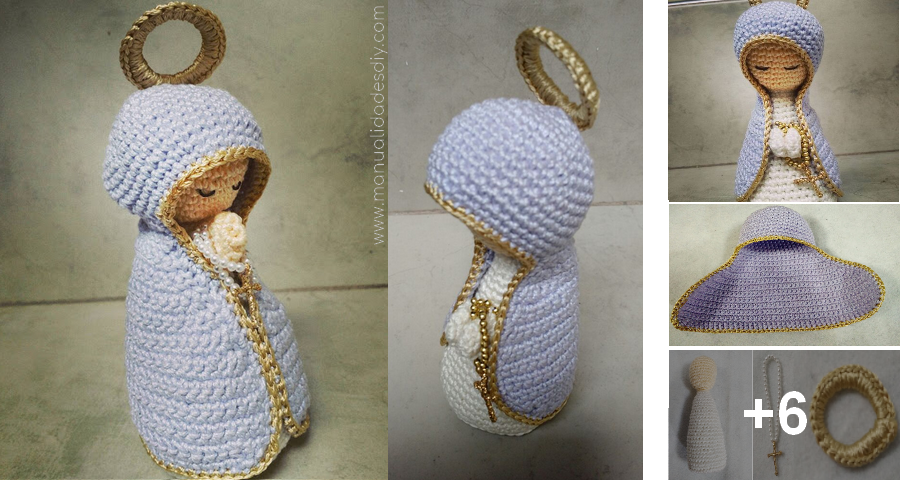 virgen amigurumi