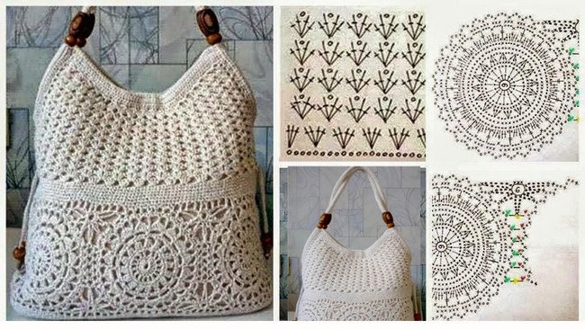 21 Bolsas Magníficas en Crochet con los diagramas ⋆ Manualidades ...