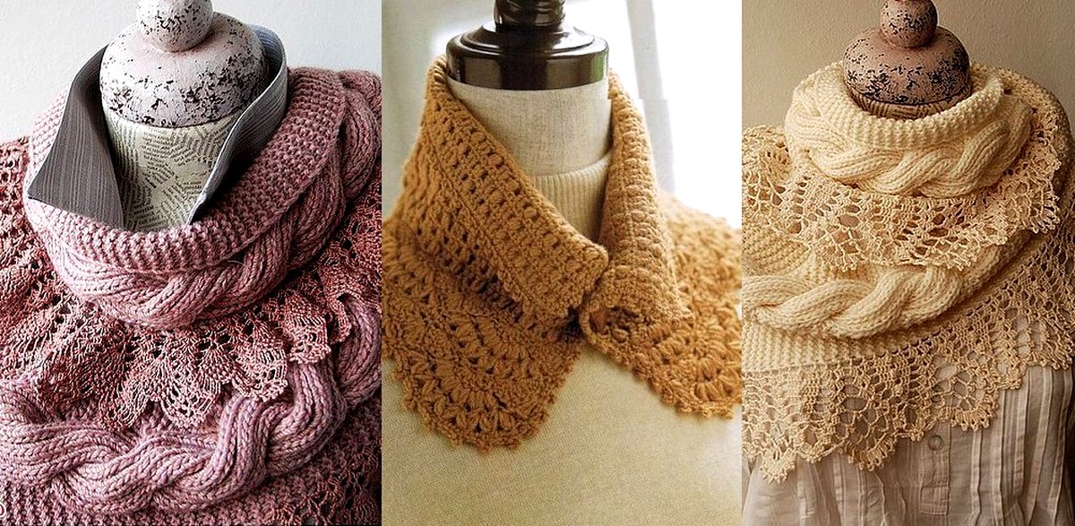 bufandas tricot crochet patrones