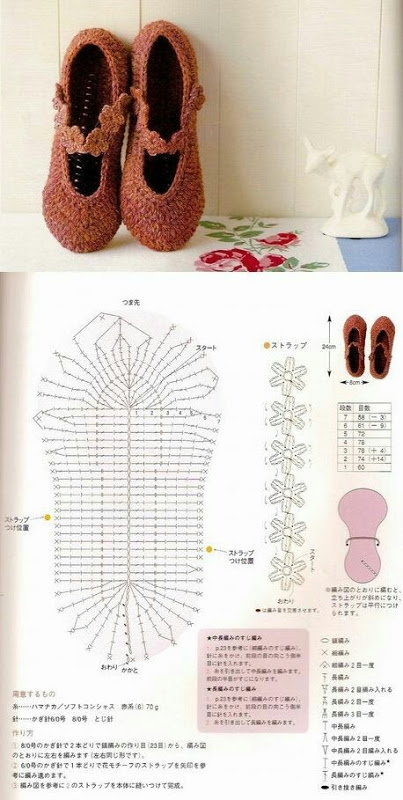 crochet tuto slippers (10)