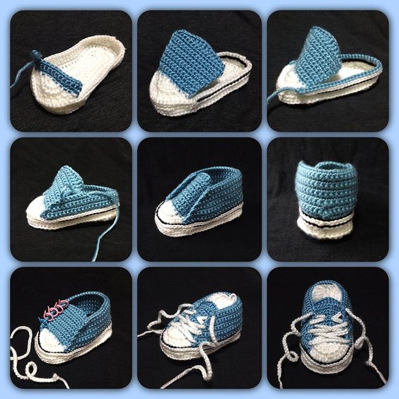 crochet tuto slippers (13)