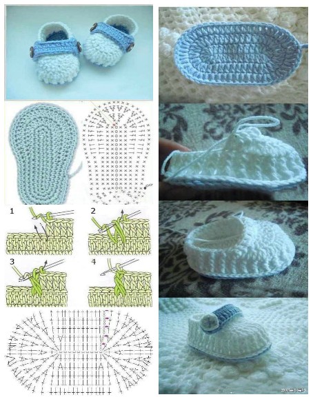 crochet tuto slippers (17)