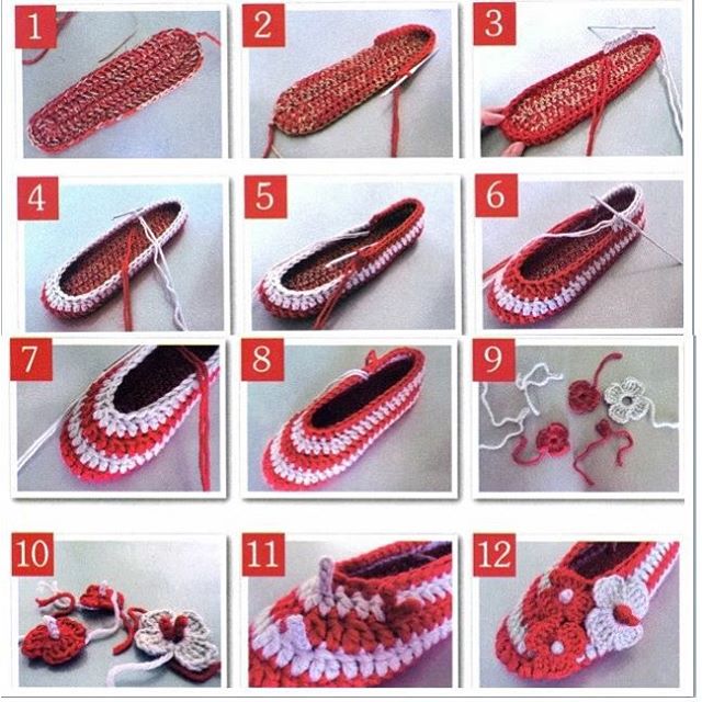crochet tuto slippers (20)