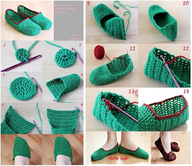 crochet tuto slippers (3)