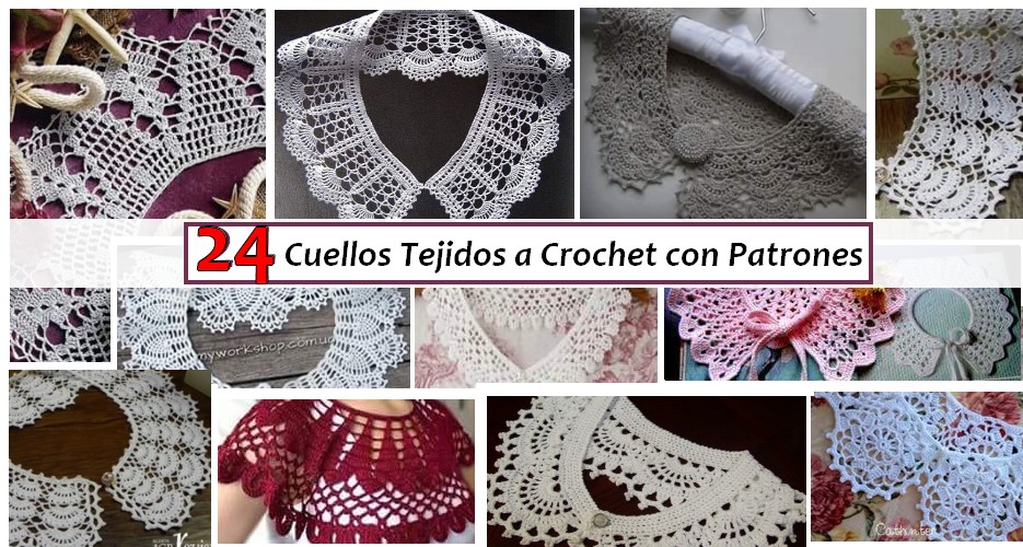 cuellos crochet espanhol