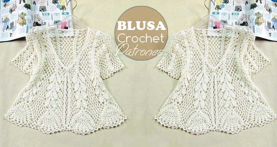 Patrones para hacer blusa de crochet ⋆ Manualidades Y DIYManualidades DIY