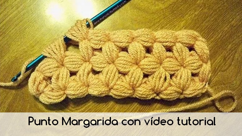 punto margarita crochet