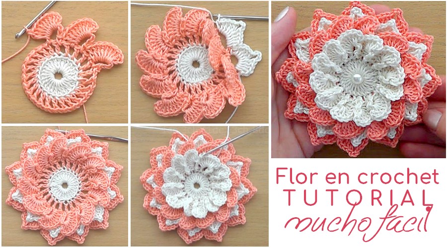 flor crochet tutorial