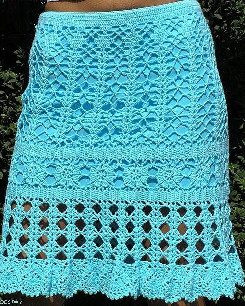 10 Faldas Tejidas a Crochet Mujer ⋆ Manualidades Y DIYManualidades Y DIY