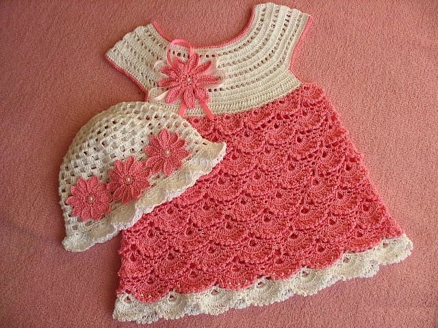 Vestido para Niña Tejido a Crochet o Ganchillo Fácil y Rápido ⋆  Manualidades DIY