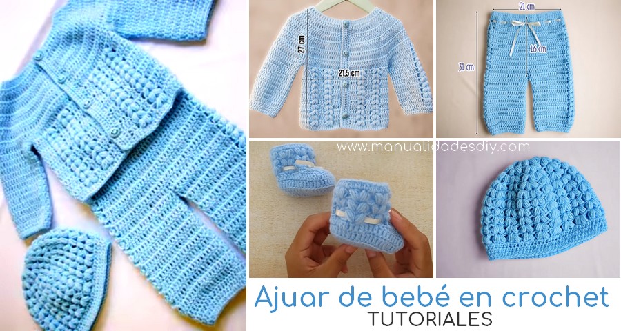 ajuar bebe crochet