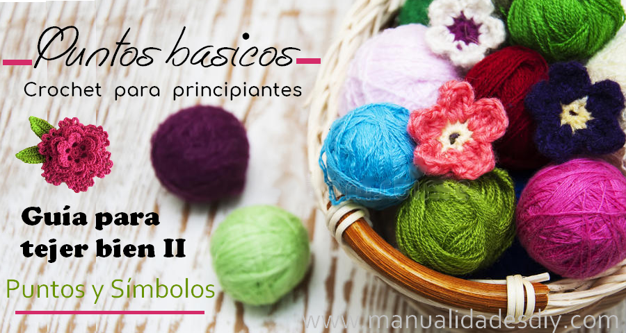 Guía para tejer bien II - Puntos Símbolos de para principiantes Manualidades DIYManualidades Y DIY