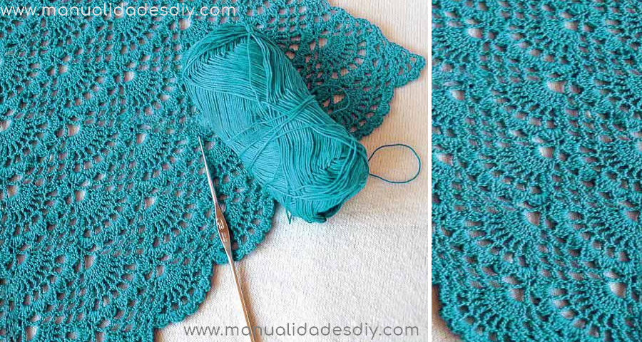 Punto Abanico Tejido a Crochet ⋆ Manualidades Y DIYManualidades Y DIY