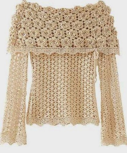 14 Blusas Tejidas a Crochet Modernas ⋆ Manualidades Y DIYManualidades DIY