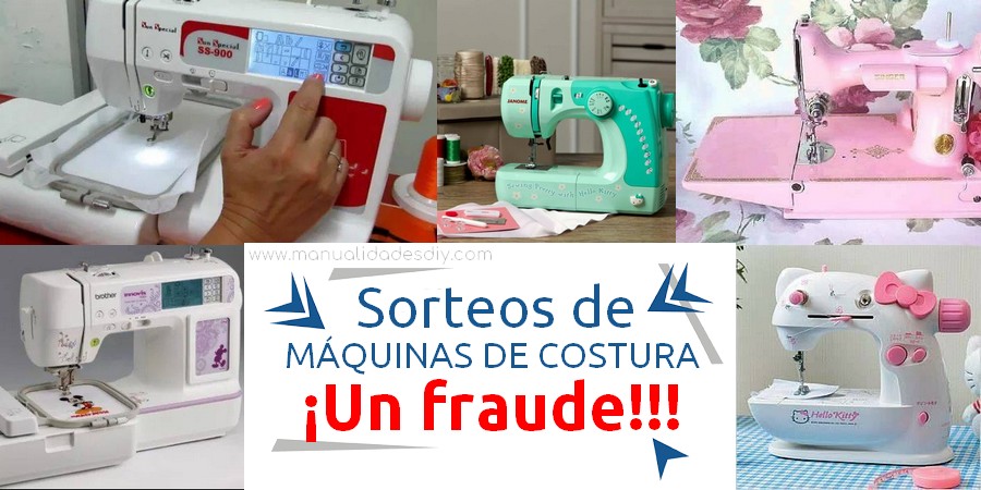 sorteos máquinas costura fraude