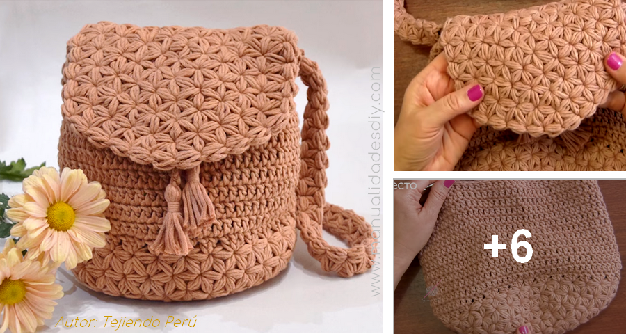 Vídeo tutorial de cómo hacer una mochila tejida a crochet Manualidades Y DIYManualidades Y DIY