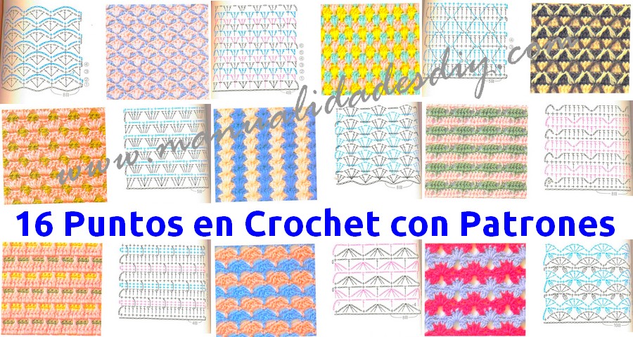 puntos crochet patrones