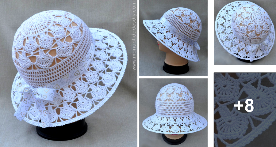 imagen Arbitraje Mierda Precioso Sombrero Tejido a Crochet - ¡Te encantará !! ⋆ Manualidades DIY