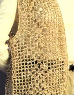Novedoso chaleco tejido a crochet para mujer ⋆ Manualidades Y