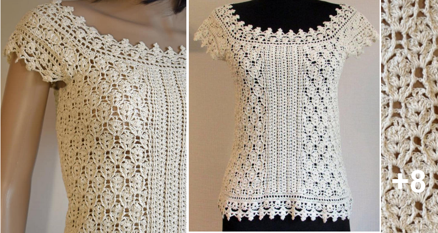 centavo Bourgeon patrocinador Glamurosa Blusa Tejida a Crochet para Verano ⋆ Manualidades Y  DIYManualidades Y DIY