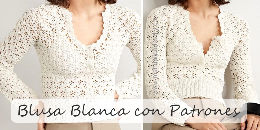 blusa crochet