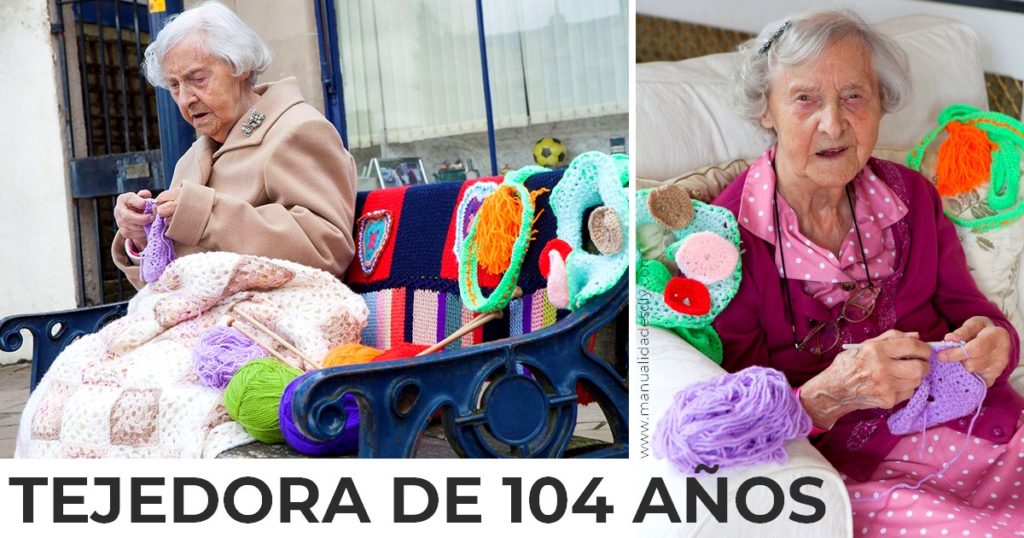 tejedora de 104 años