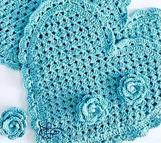 corazones crochet